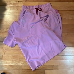 Figs scrubs set in rare Dusk color